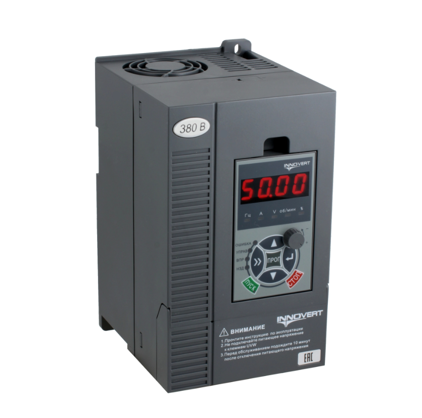 Преобразователь частоты INNOVERT PUMP IHD222P43T, 2,2кВт, 380В, 6А
